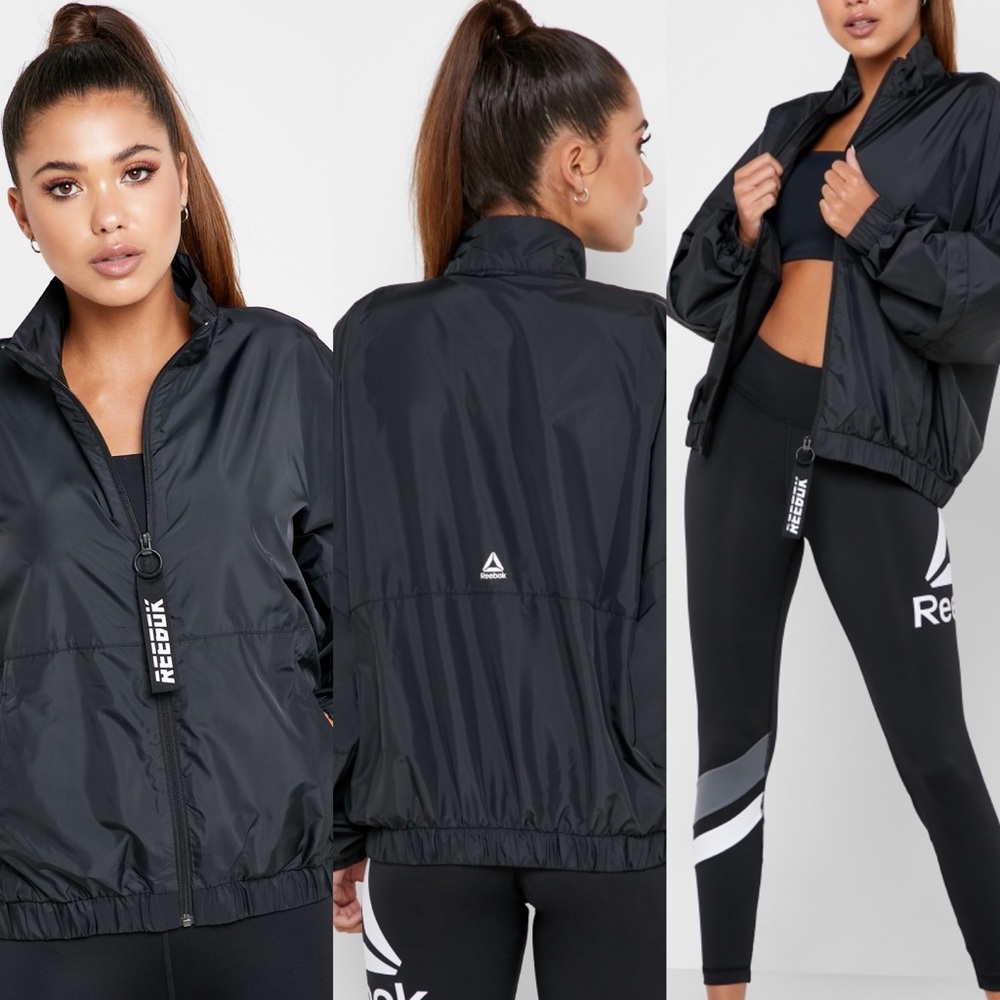 Nwot Reebok meet you there woven jacket